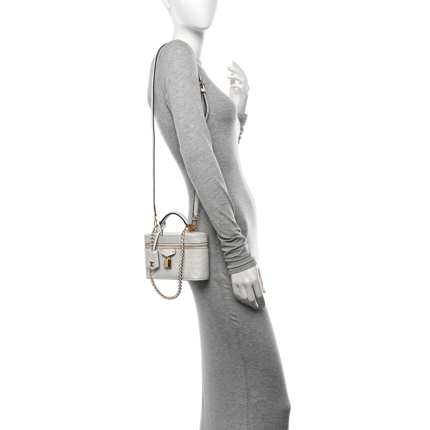 Louis Vuitton Ostrich Vanity Chain Pouch