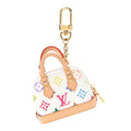 Louis Vuitton LV x TM Monogram Multicolor Micro Alma Bag Charm White