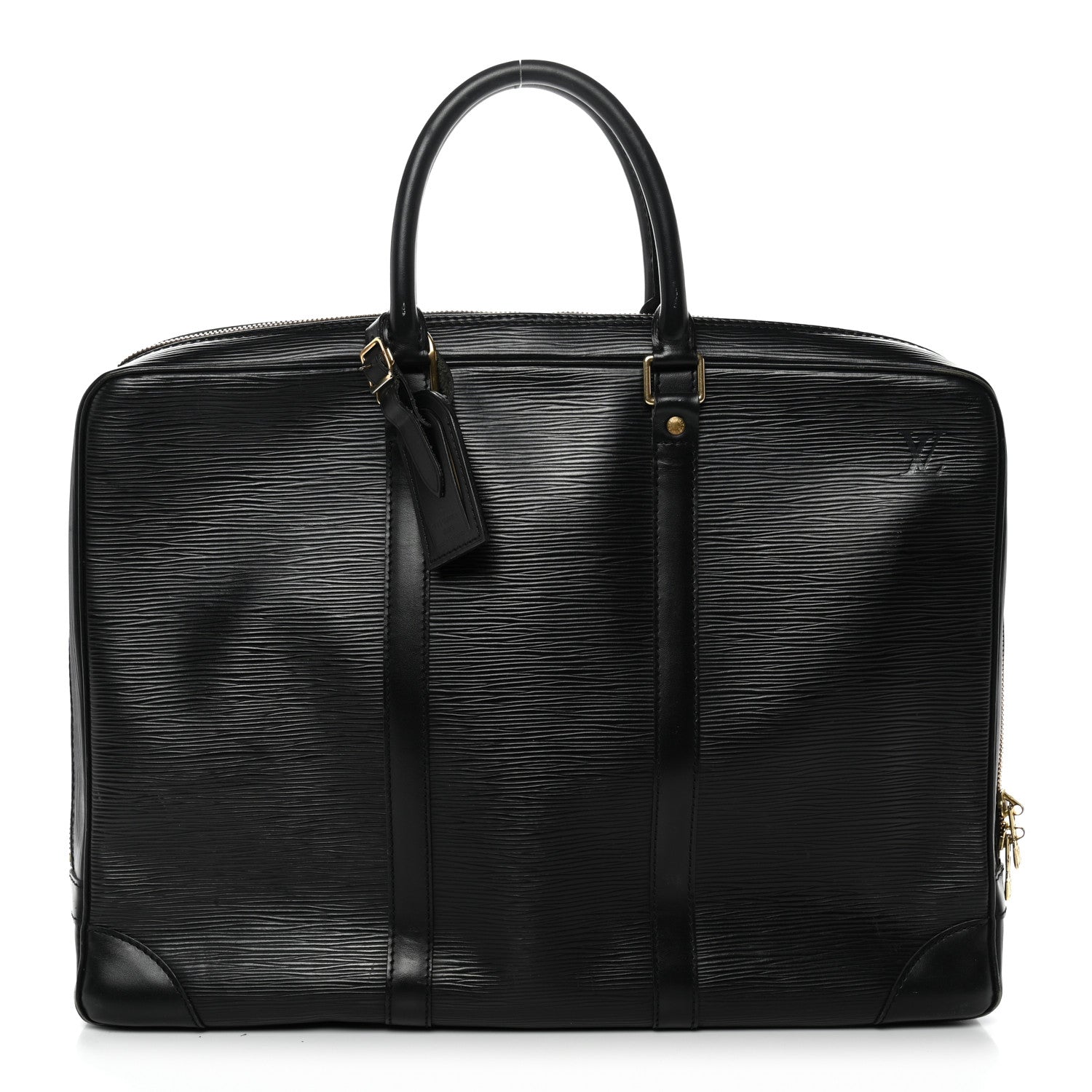 Louis Vuitton Epi Porte-Documents Voyage Briefcase Black