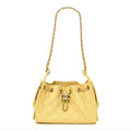 Chanel Caviar Quilted Mini Chanel 25 Handbag Yellow