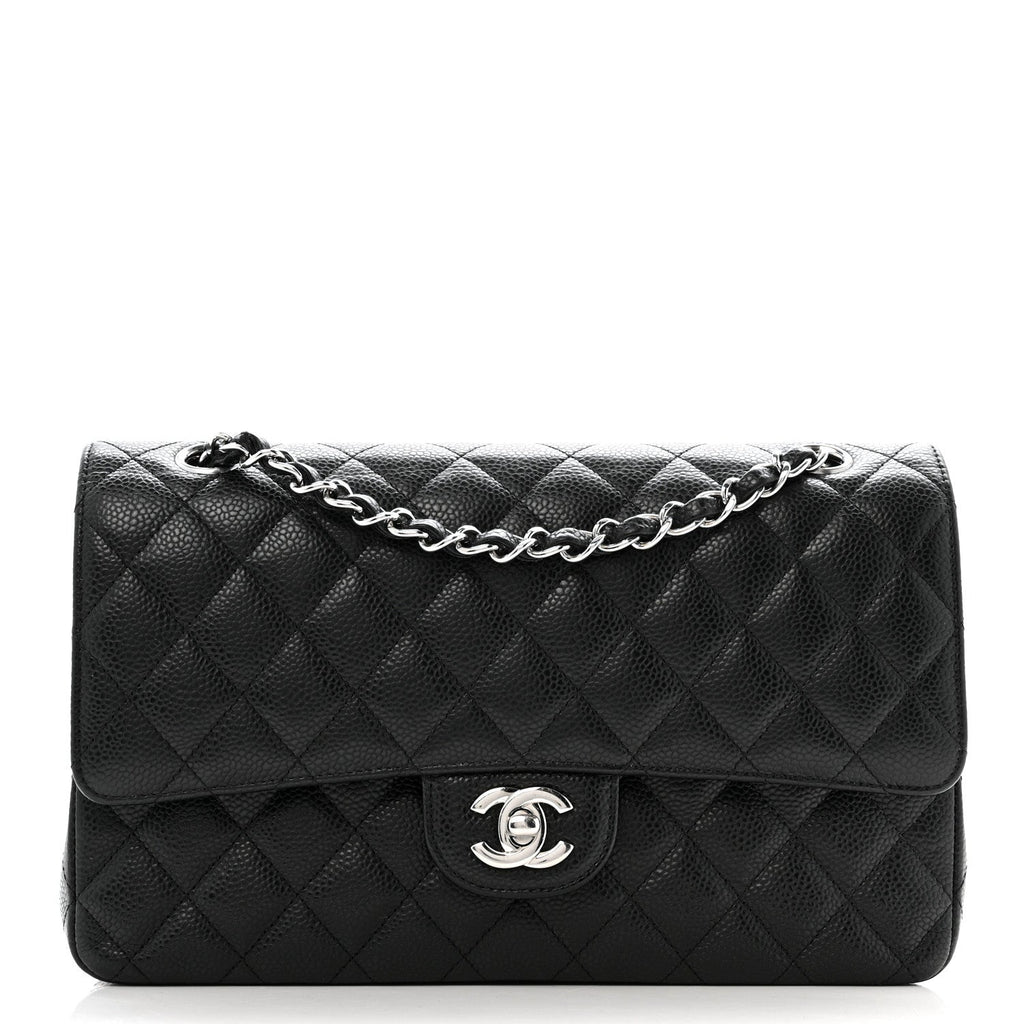 Chanel Caviar Quilted Medium Double Flap Black
