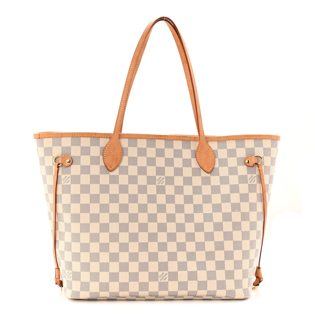 Louis Vuitton Damier Azur Neo Neverful lMM Rose Ballerine