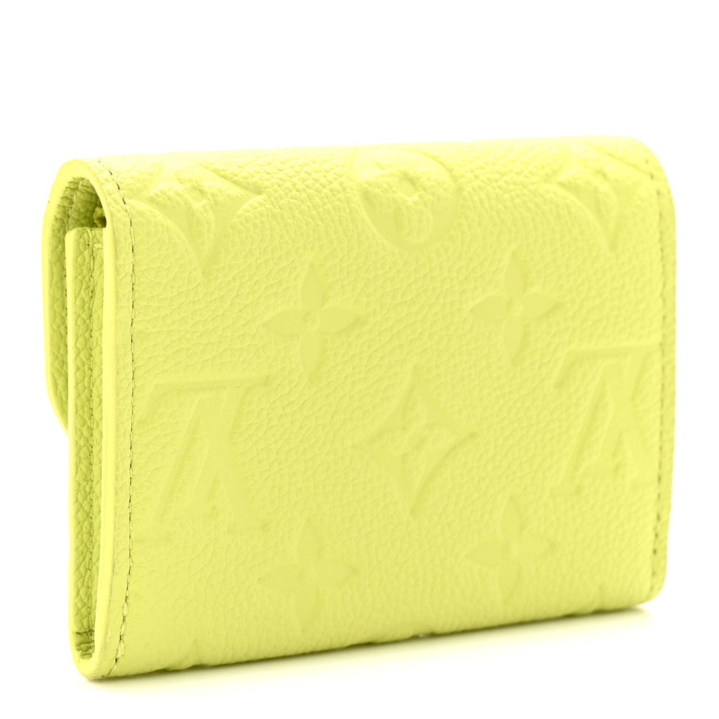 Louis Vuitton Empreinte Rosalie Coin Purse Zesty Lime