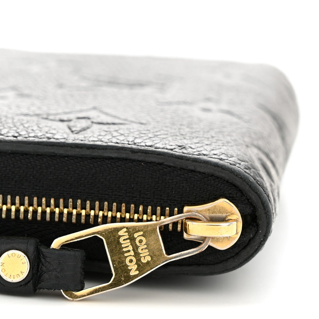 Louis Vuitton Empreinte Zippy Coin Purse Black