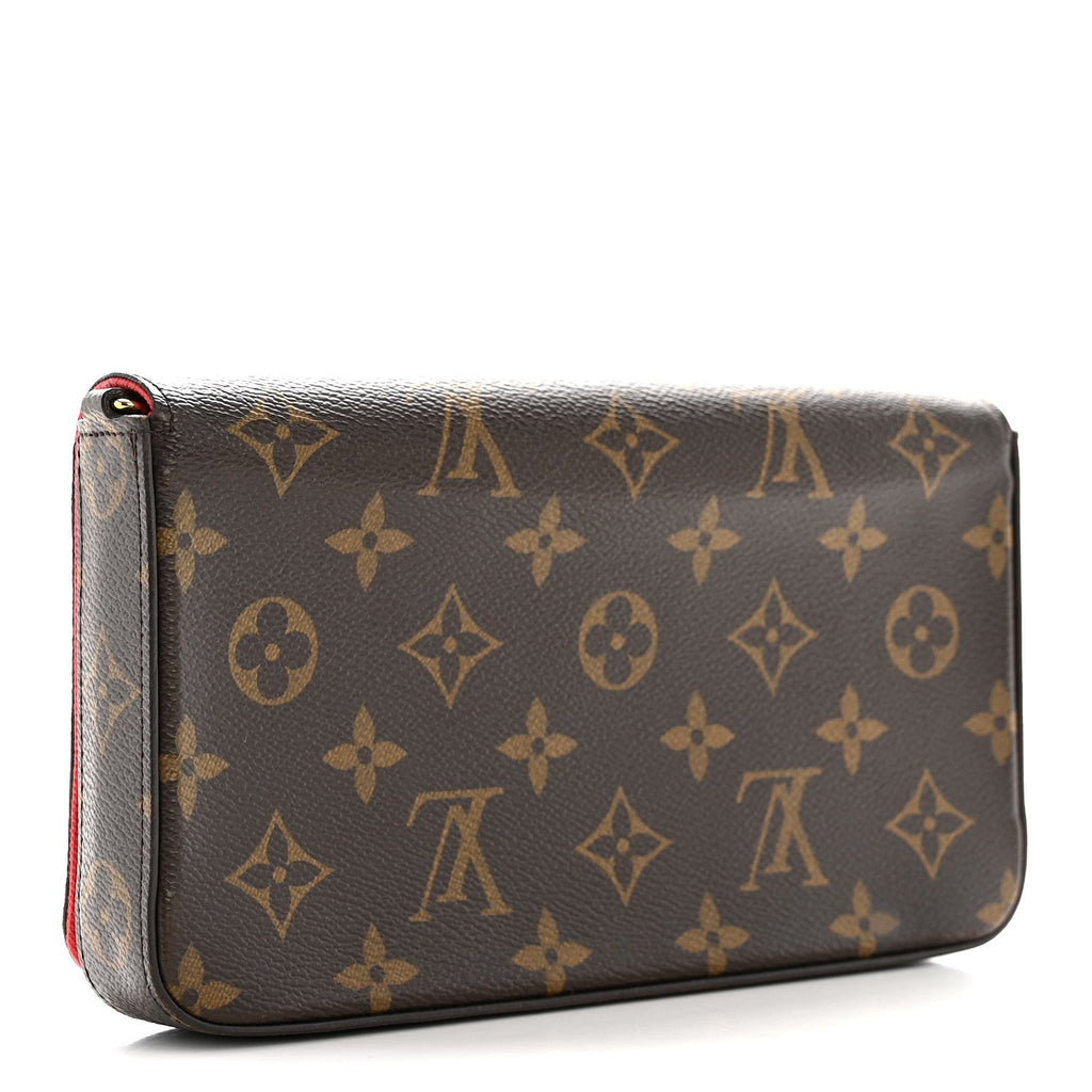 Louis Vuitton Monogram 2022 Christmas Animation China Chengdu Pochette Felicie Chain Wallet Red