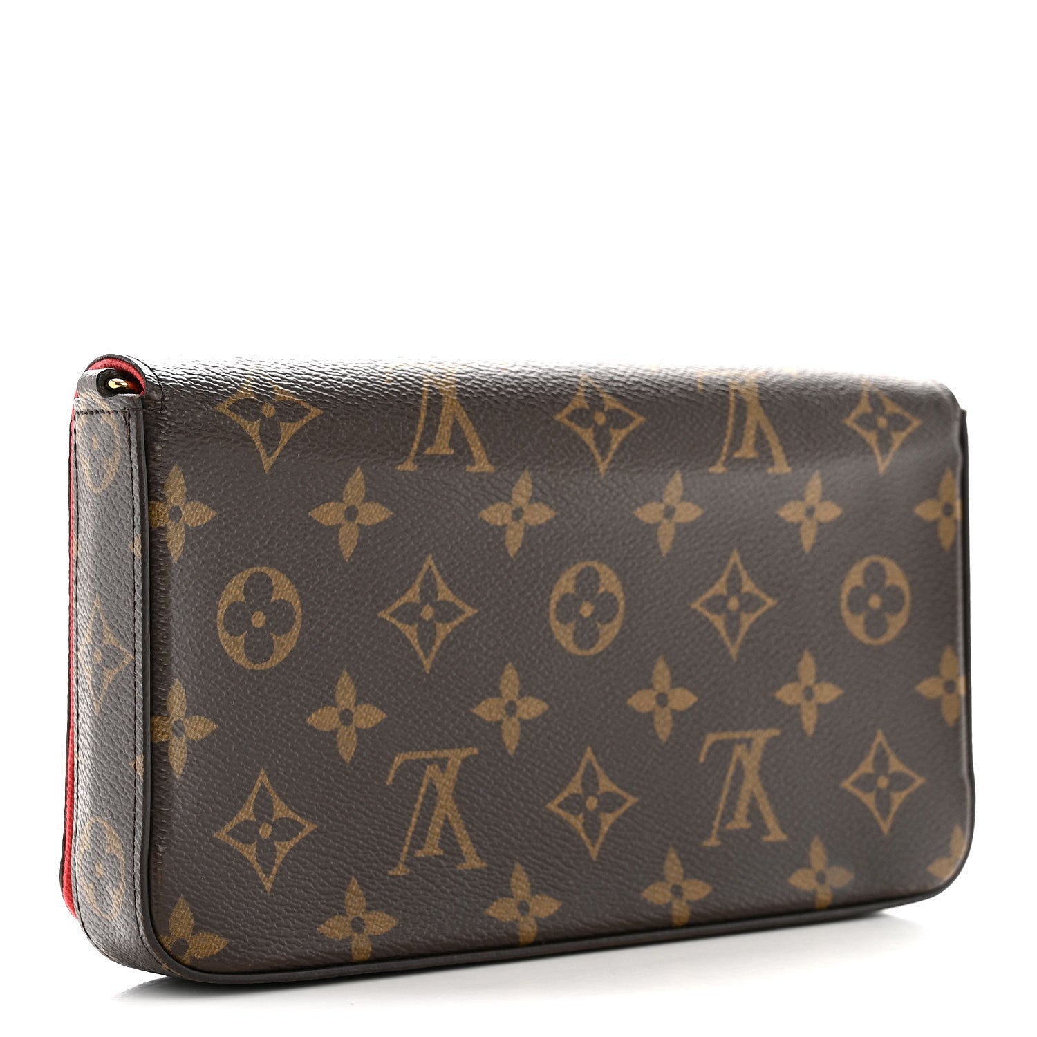 Louis Vuitton Monogram 2022 Christmas Animation China Chengdu Pochette Felicie Chain Wallet Red