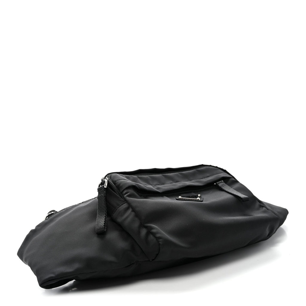 Prada Tessuto Nylon Montagna Belt Bag Black