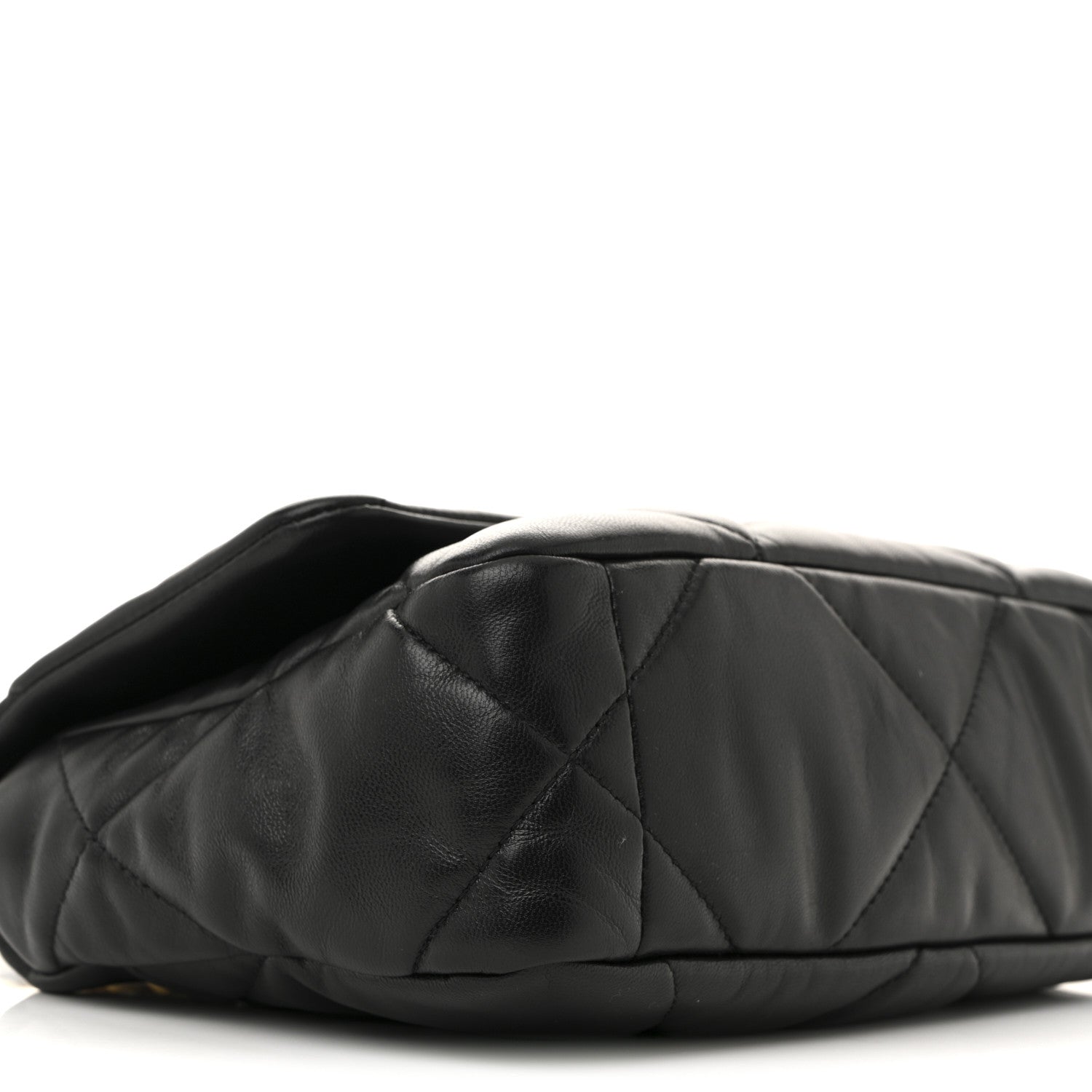 Chanel Lambskin Quilted Medium Chanel 19 Flap Black