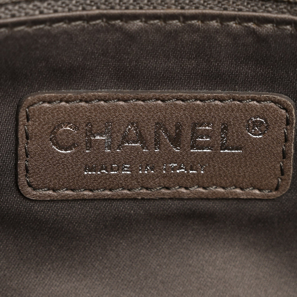 Chanel Calfskin Quilted Medium Bubble Quilt Flap Bag Beige