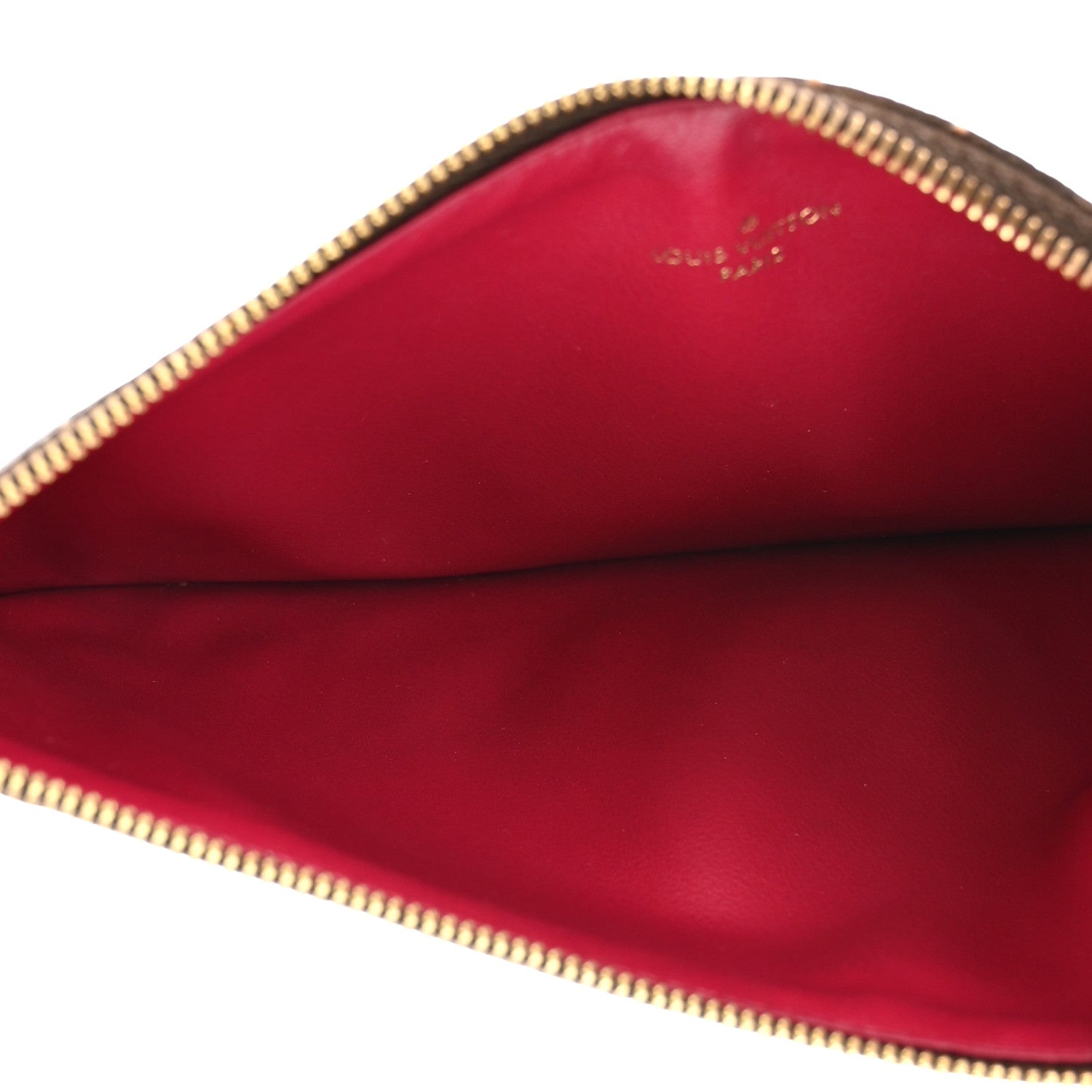 Louis Vuitton Monogram Pochette Felicie Chain Wallet Fuchsia