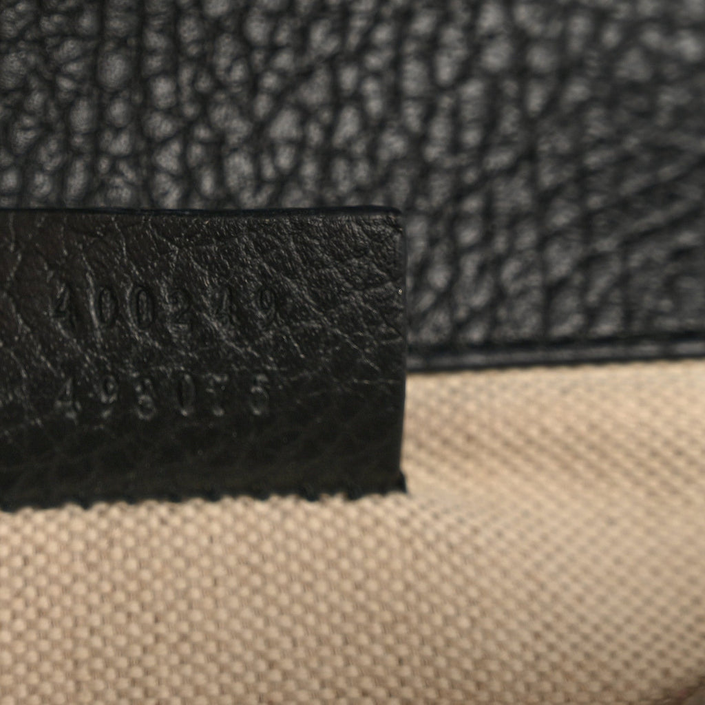 Gucci Pebbled Calfskin Small Dionysus Shoulder Bag Black