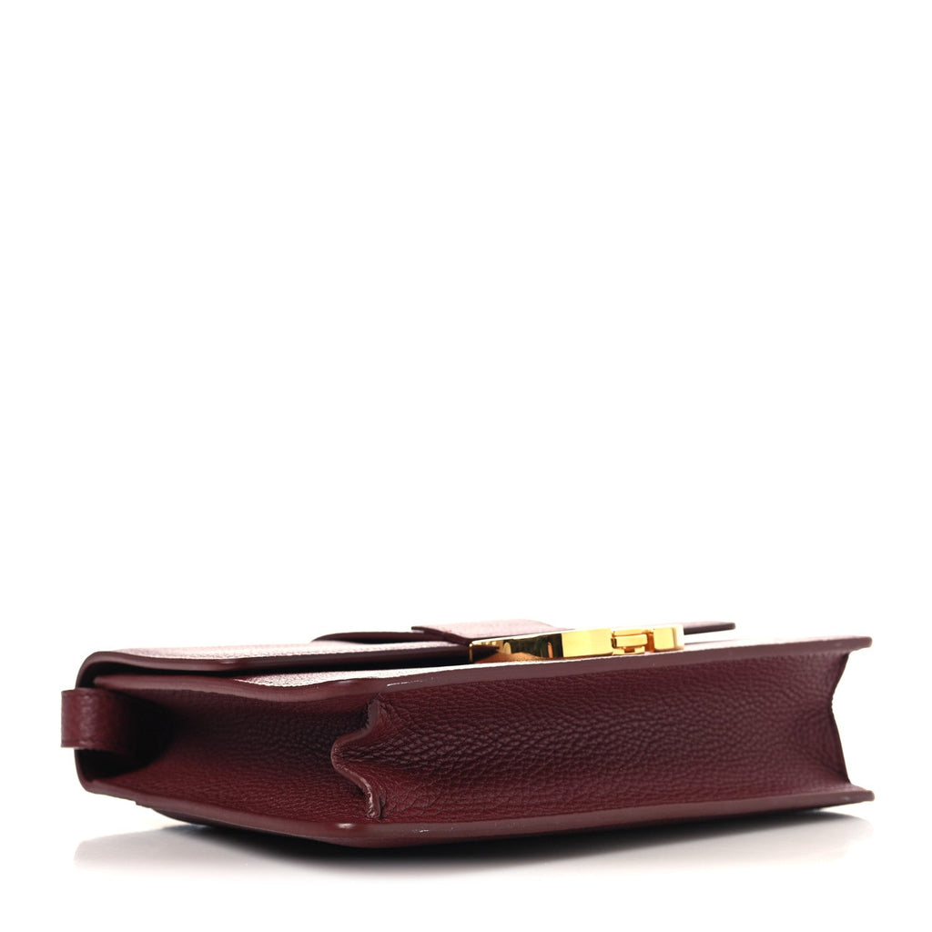 Christian Dior Grained Calfskin 30 Montaigne Flap Bag Red Brick