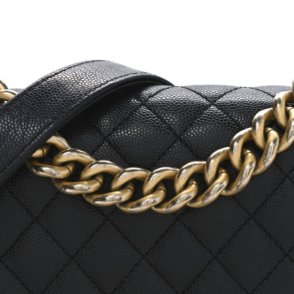 Chanel Caviar Quilted Small Boy Flap Black