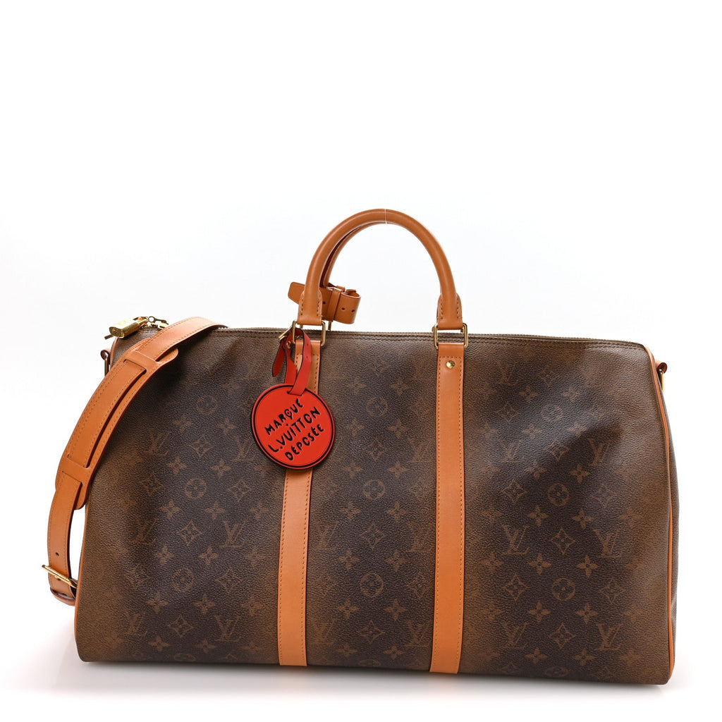 Louis Vuitton Monogram Dust Keepall Bandouliere 50