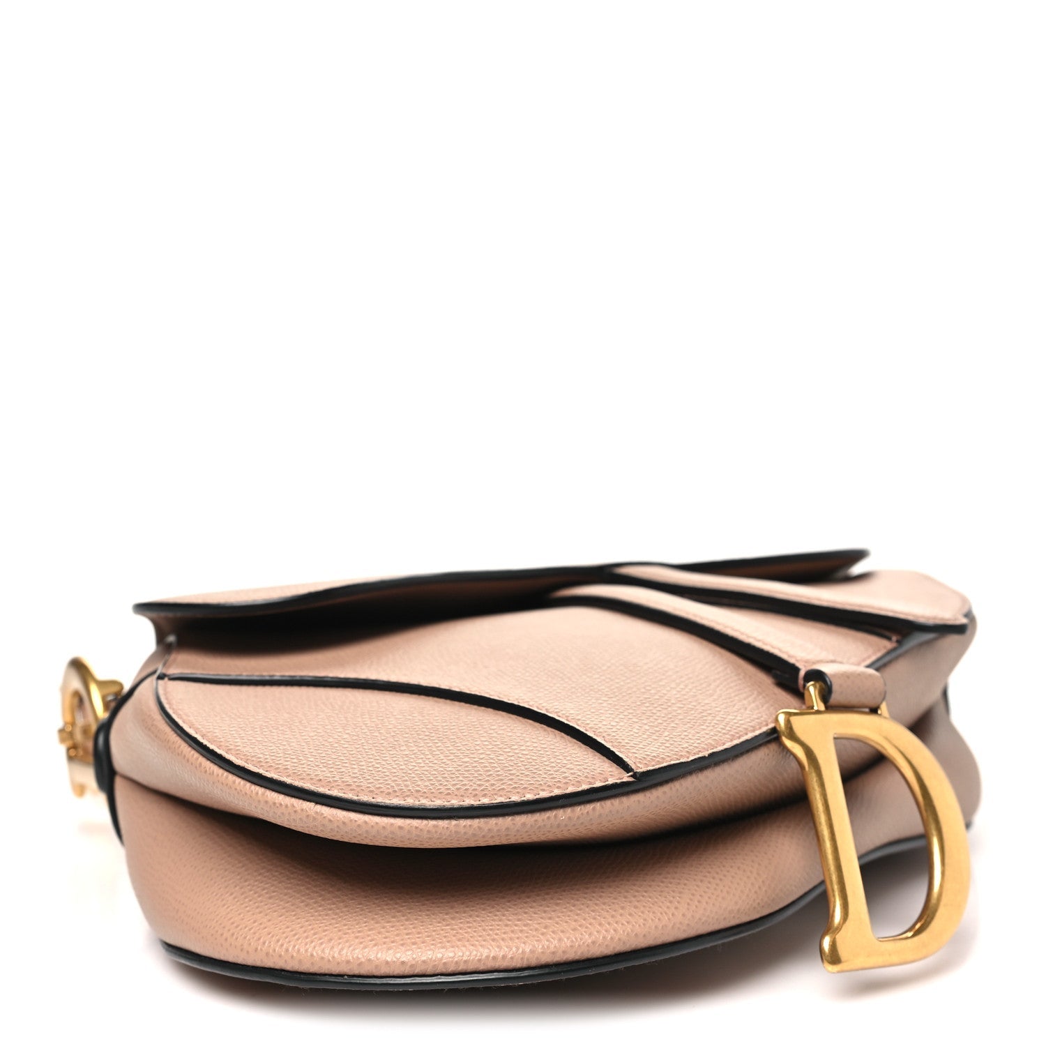 Christian Dior Grained Calfskin Saddle Bag Fard
