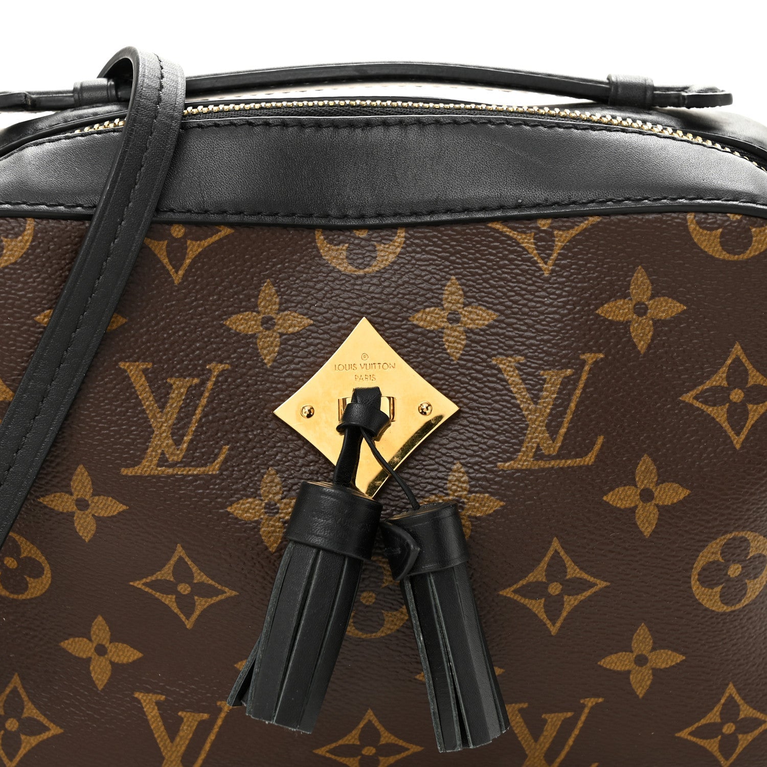 Louis Vuitton Monogram Saintonge Black