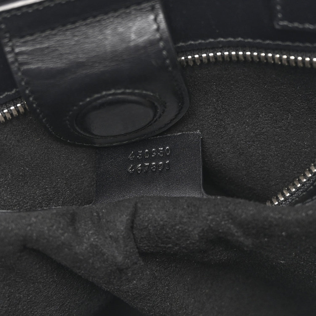 Gucci GG Supreme Monogram Caleido Web Vertical Tote Black