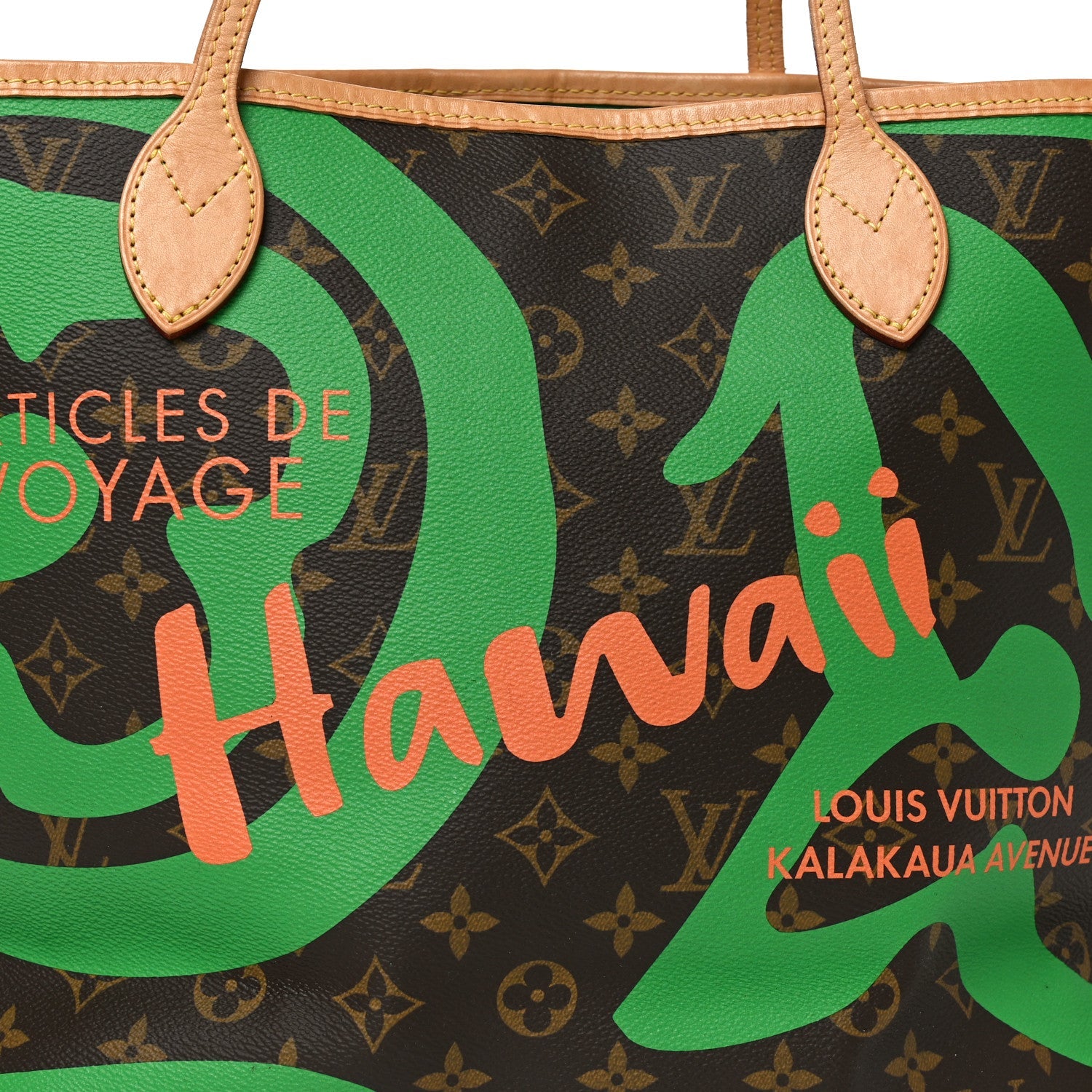 Louis Vuitton Monogram Tahitienne Hawaii Neverfull MM