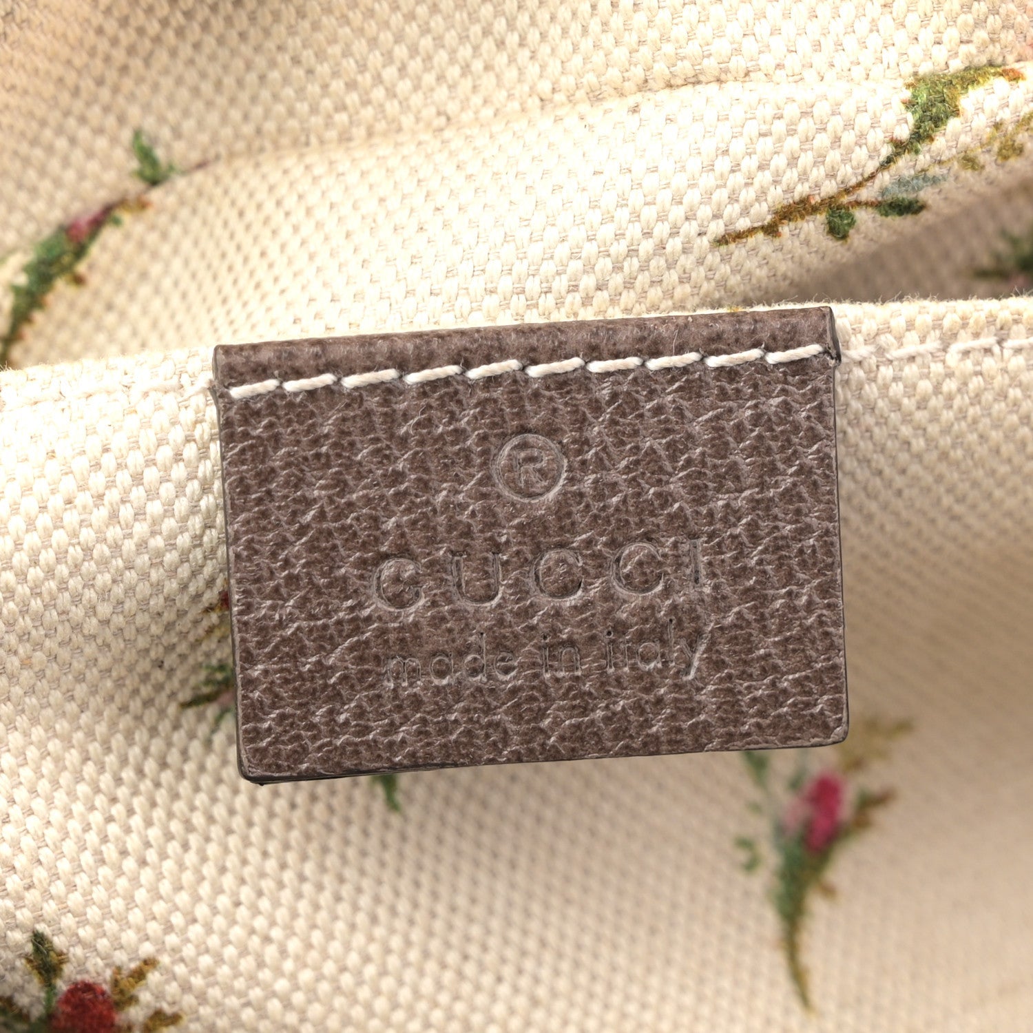 Gucci GG Supreme Monogram Web Neo Vintage Shoulder Bag Beige New Acero Crop