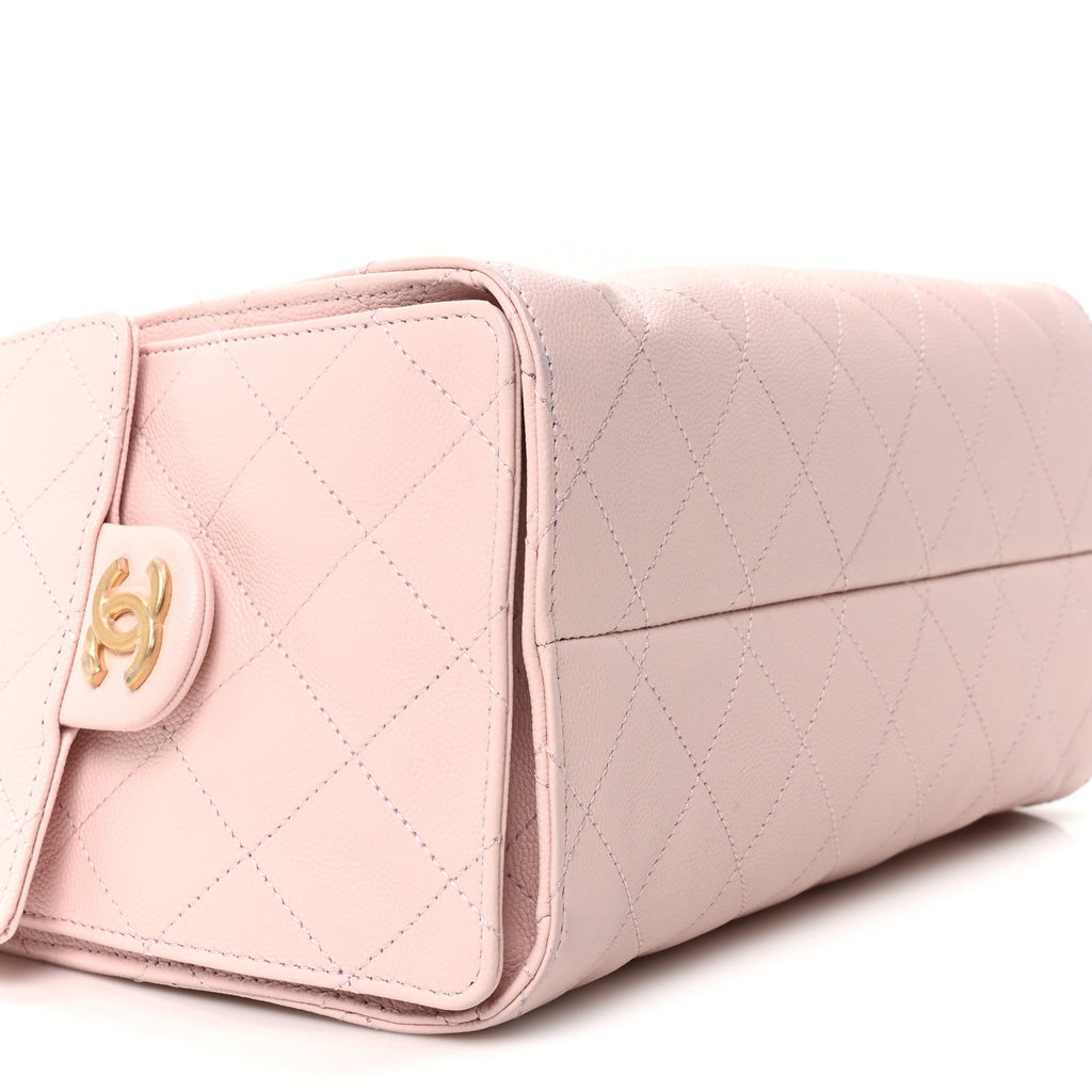 Chanel Caviar Quilted Small Chanel 25 Handbag Light Pink