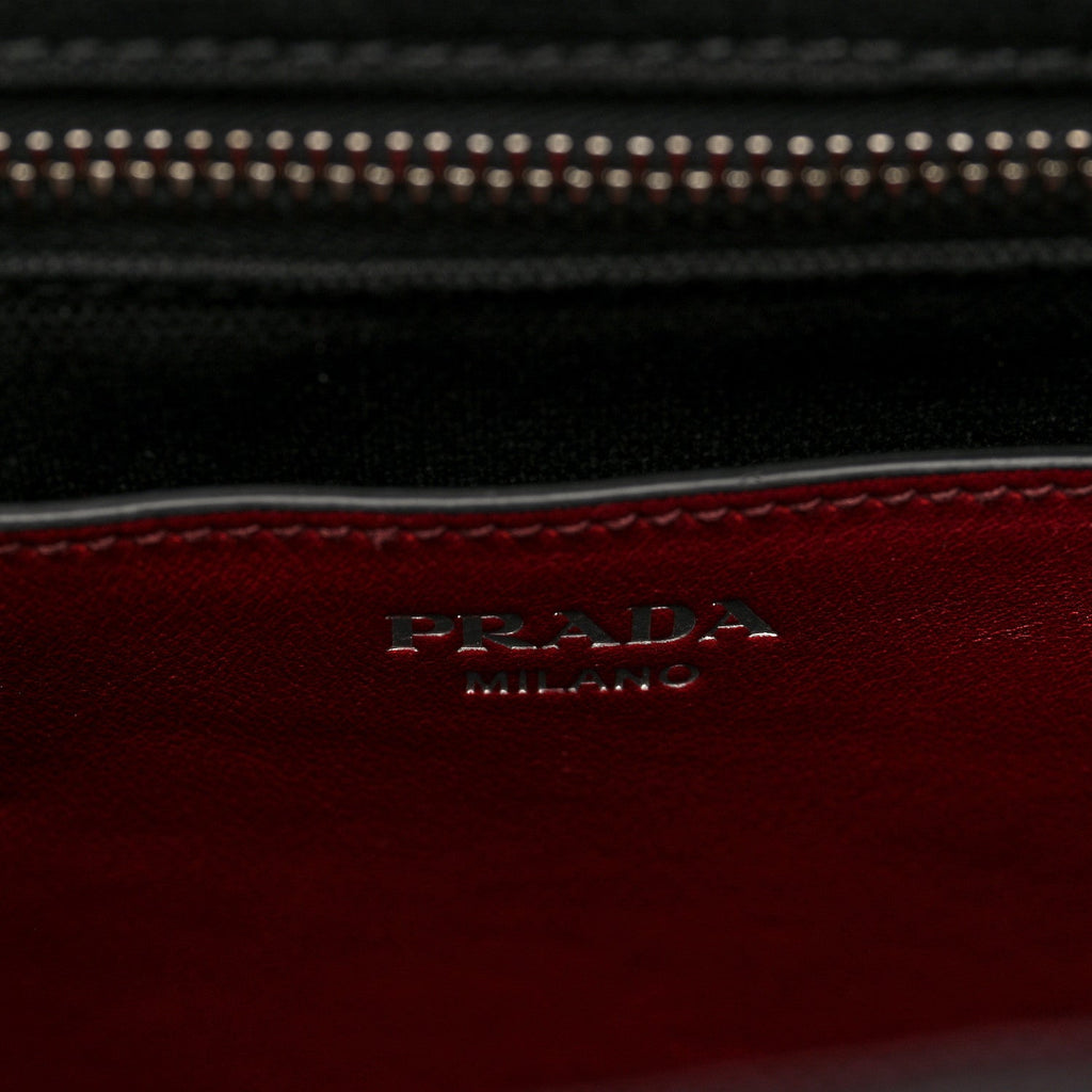 Prada Patch Righe Mix Tote Cerise