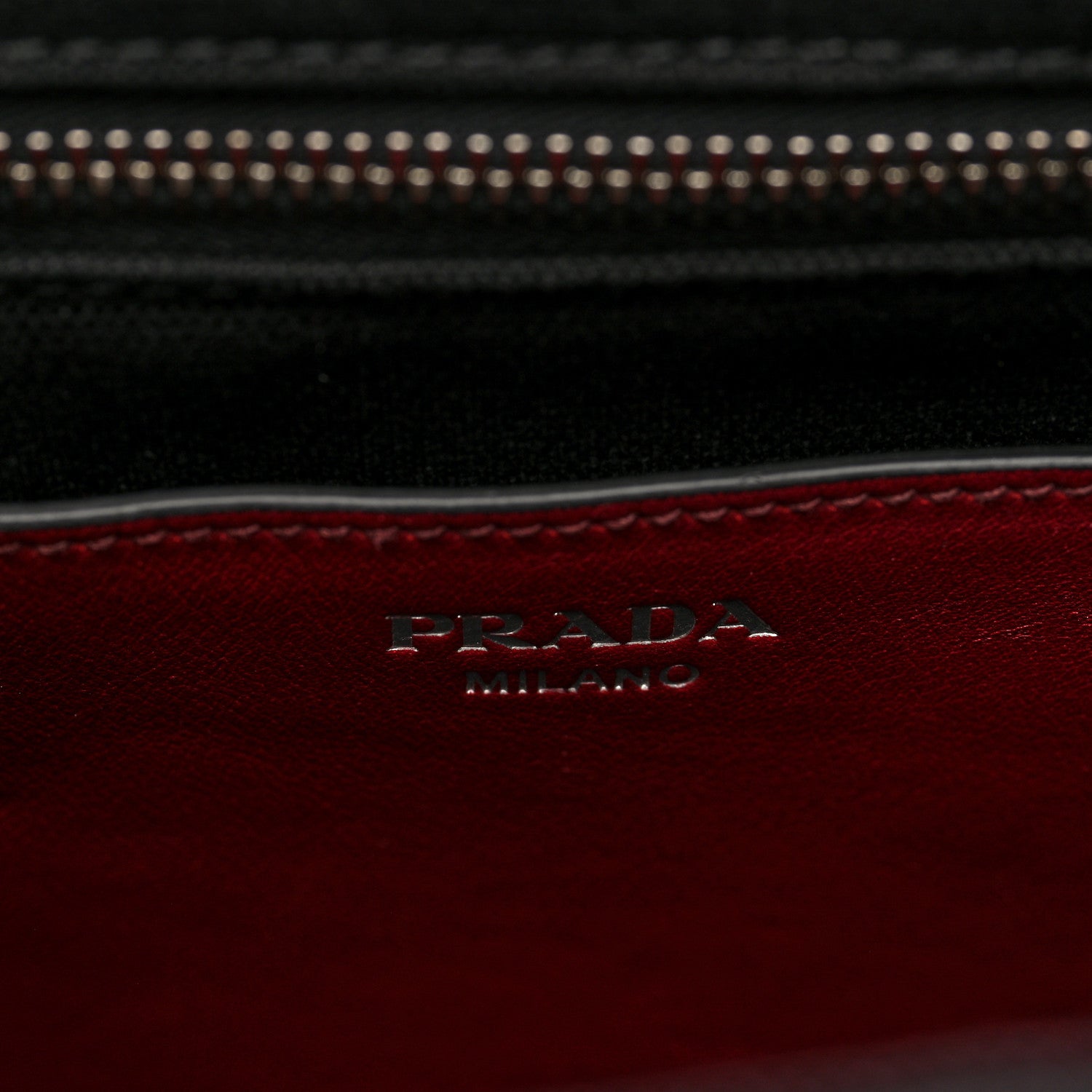 Prada Patch Righe Mix Tote Cerise