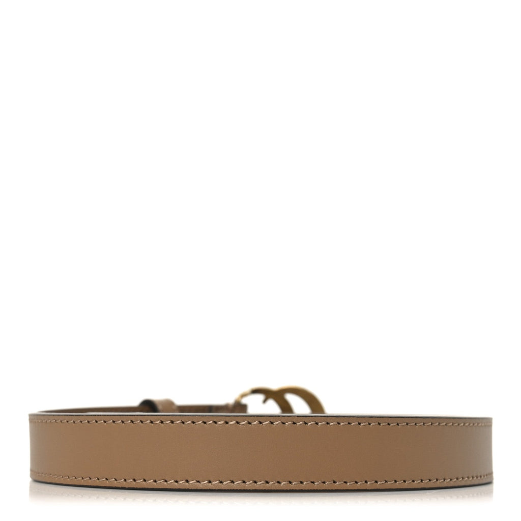 Gucci Calfskin Double G 20mm Belt 80 32 Porcelain Rose