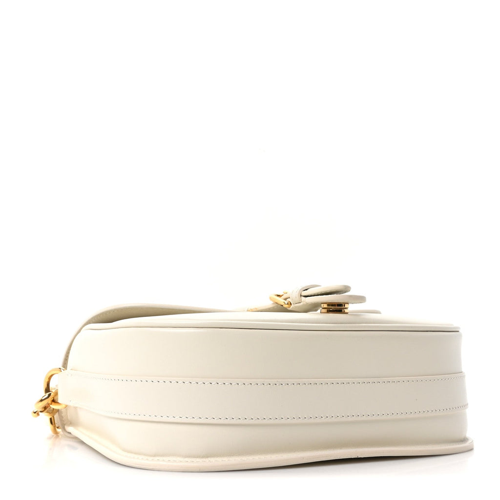 Christian Dior Box Calfskin Medium Bobby Flap Latte