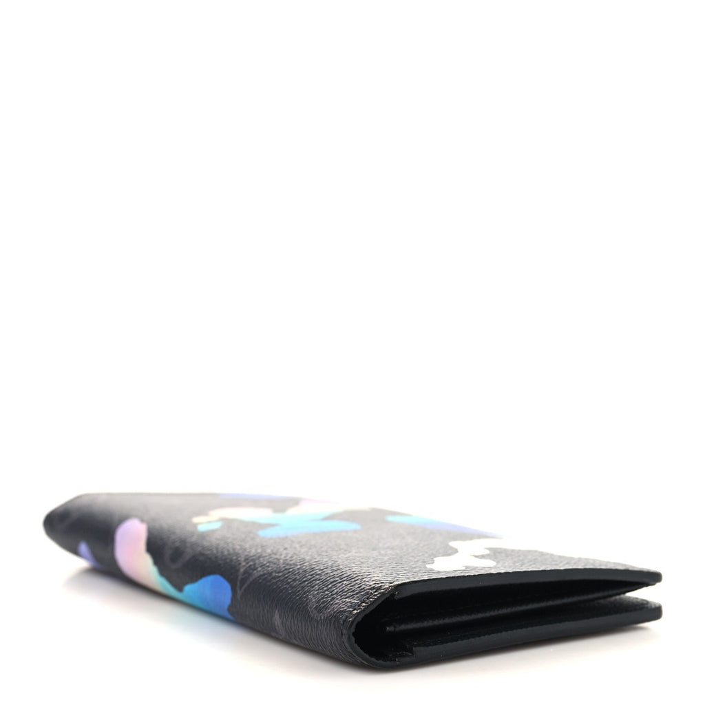 Louis Vuitton Monogram Eclipse Sunrise Brazza Wallet