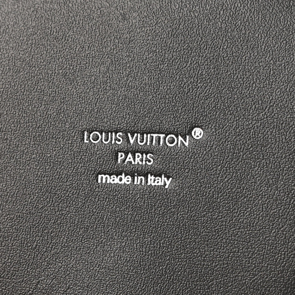 Louis Vuitton Metallic Monogram Crab Bag Charm Grey Silver