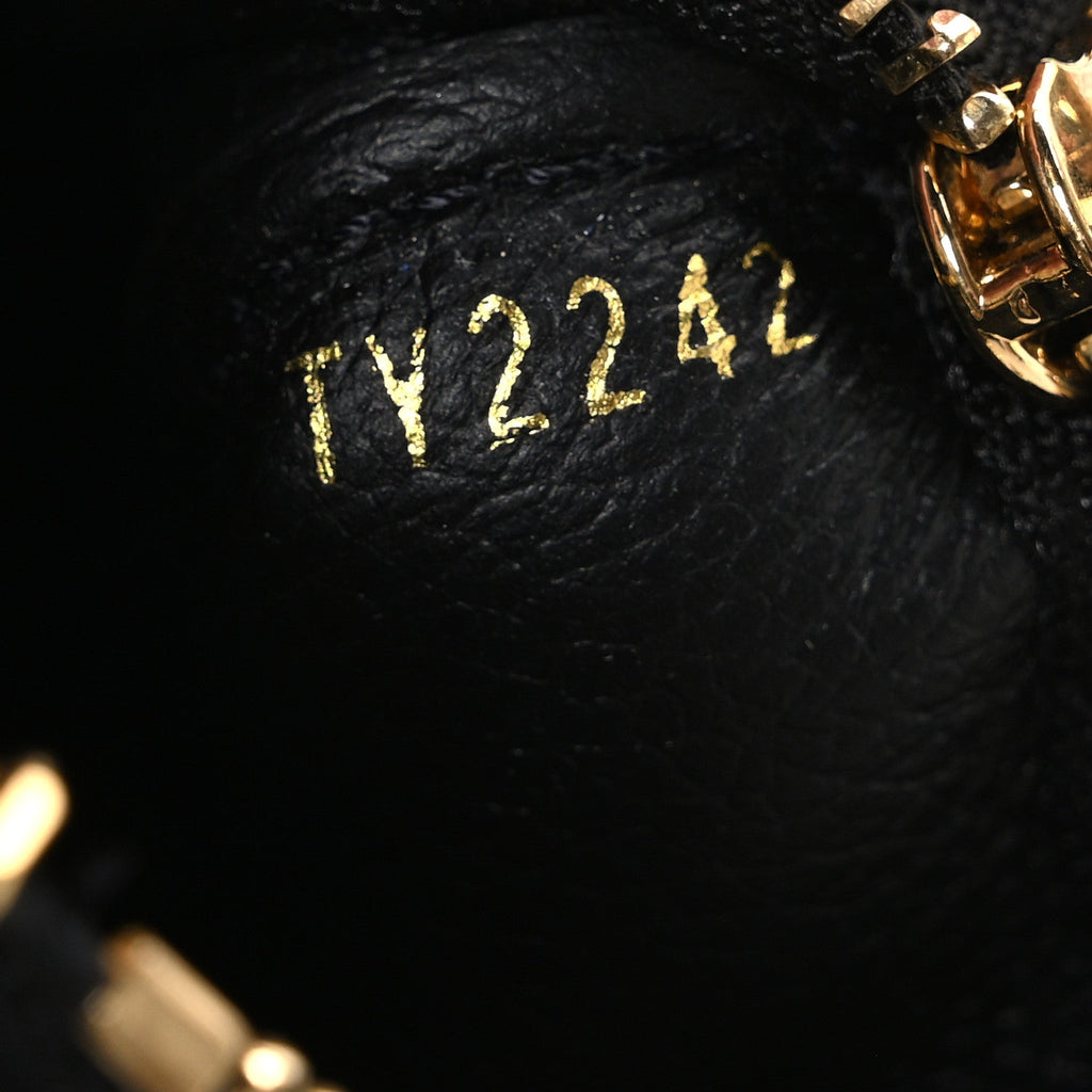 Louis Vuitton Empreinte Monogram Giant Key Pouch Black Beige
