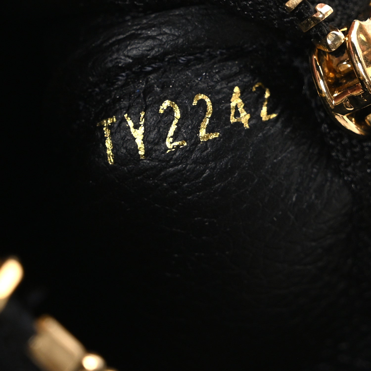 Louis Vuitton Empreinte Monogram Giant Key Pouch Black Beige