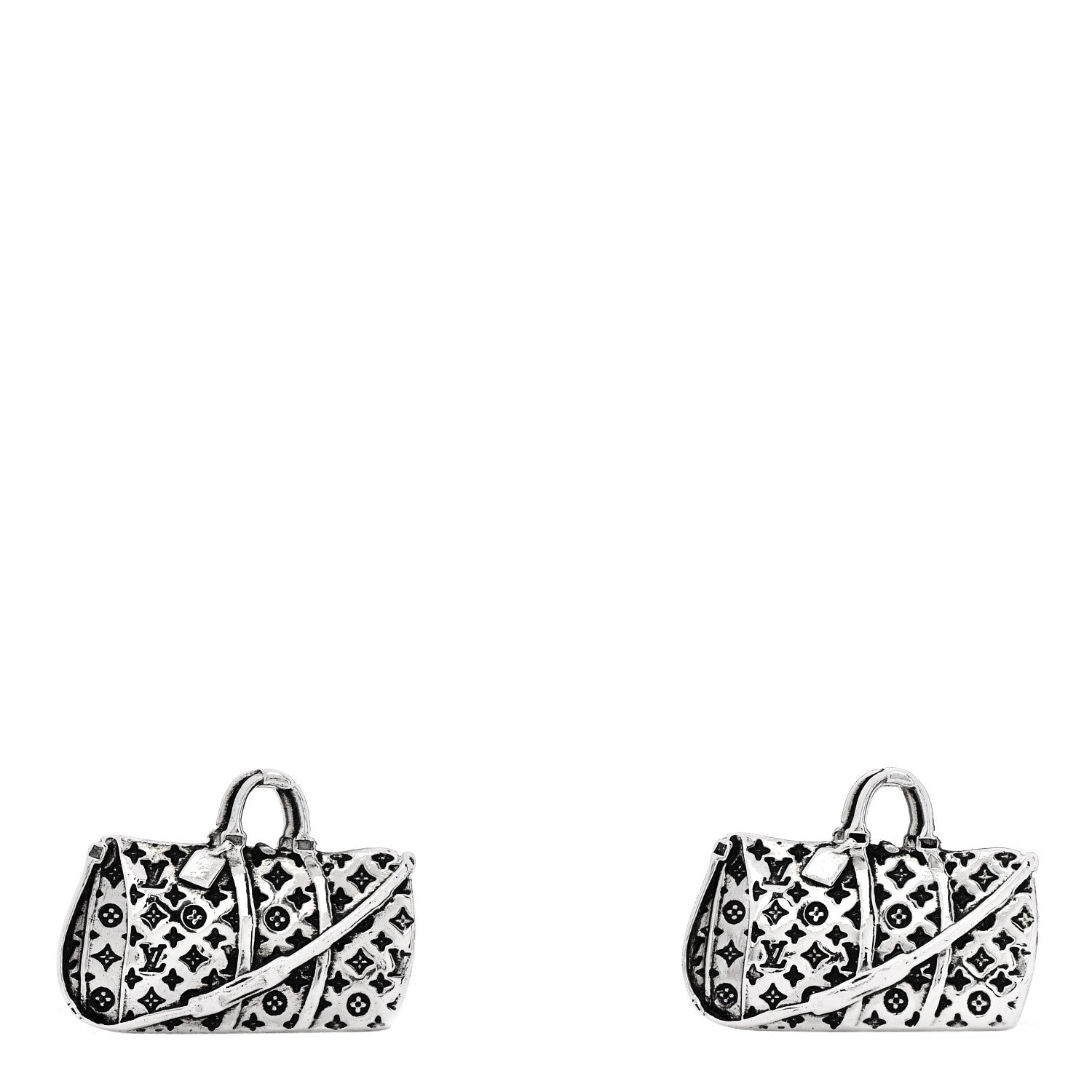 Louis Vuitton Sterling Silver Speedy Cufflinks