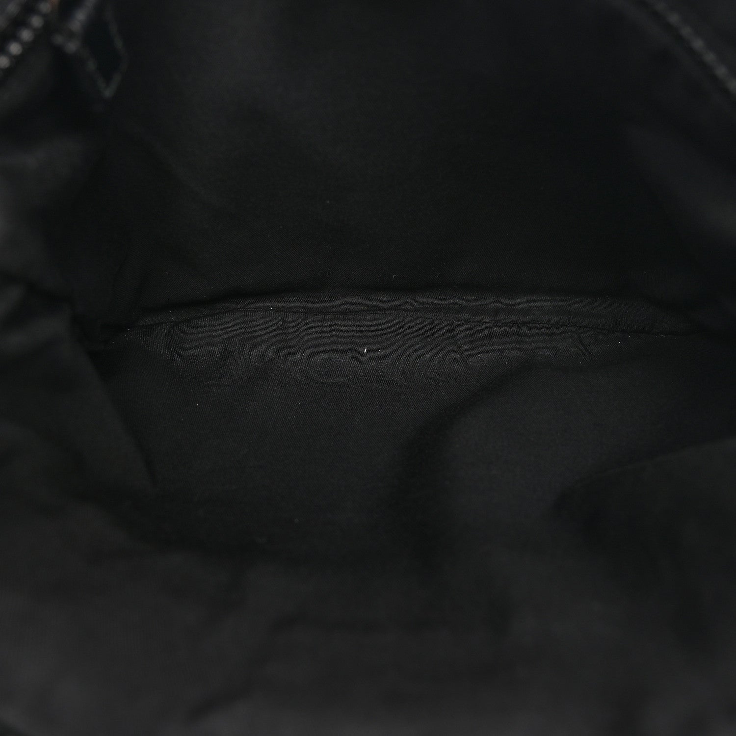 Gucci Nylon Monogram Small Flat Messenger Bag Black