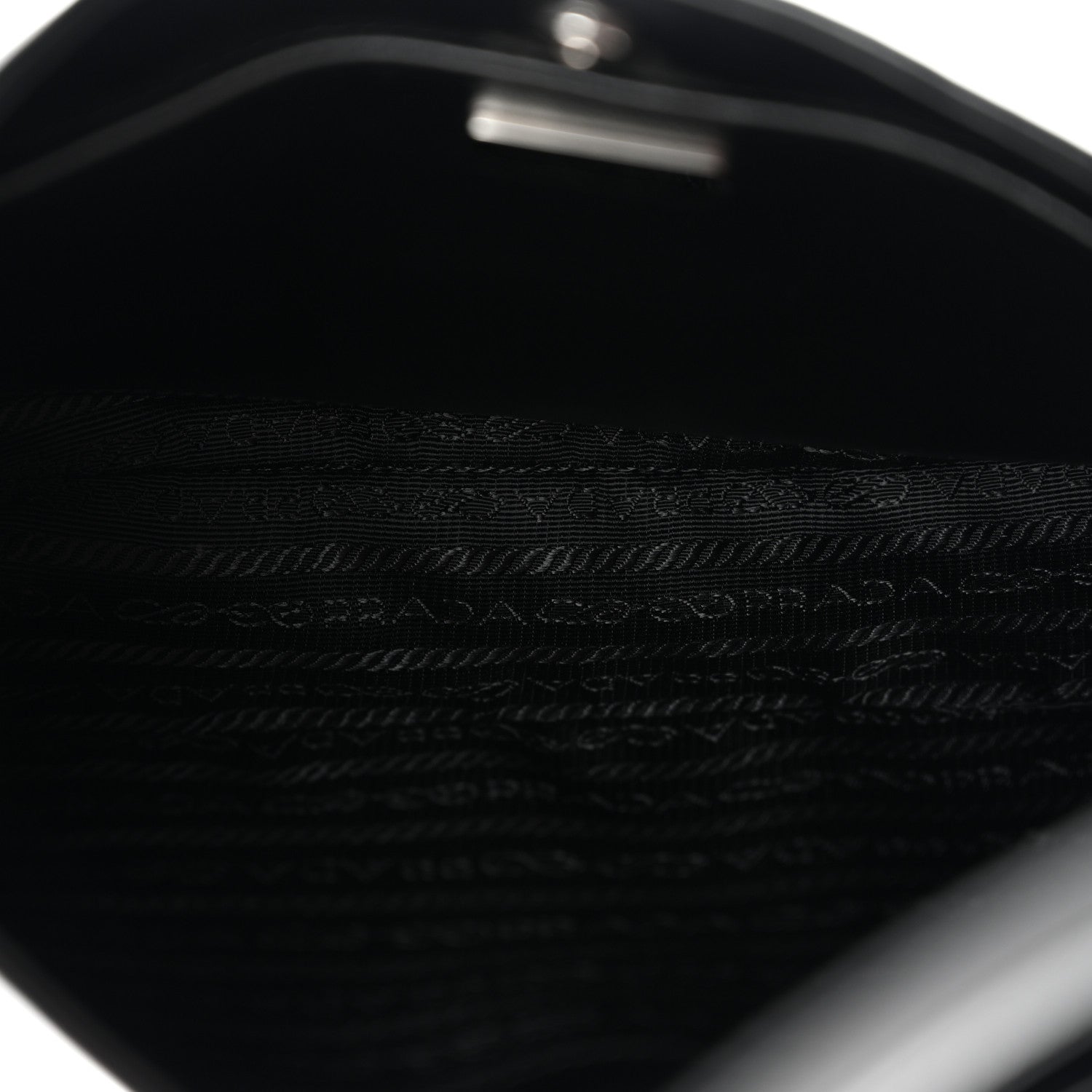Prada Spazzolato Cleo Shoulder Bag Black