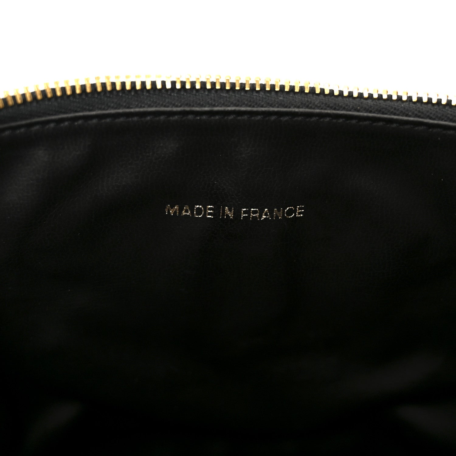Chanel Caviar Vanity Cosmetic Case Black