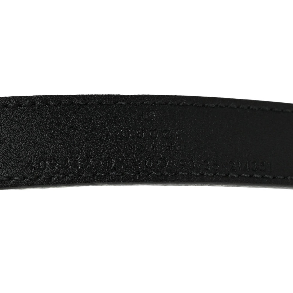 Gucci Calfskin Double G 90 36 Belt Black