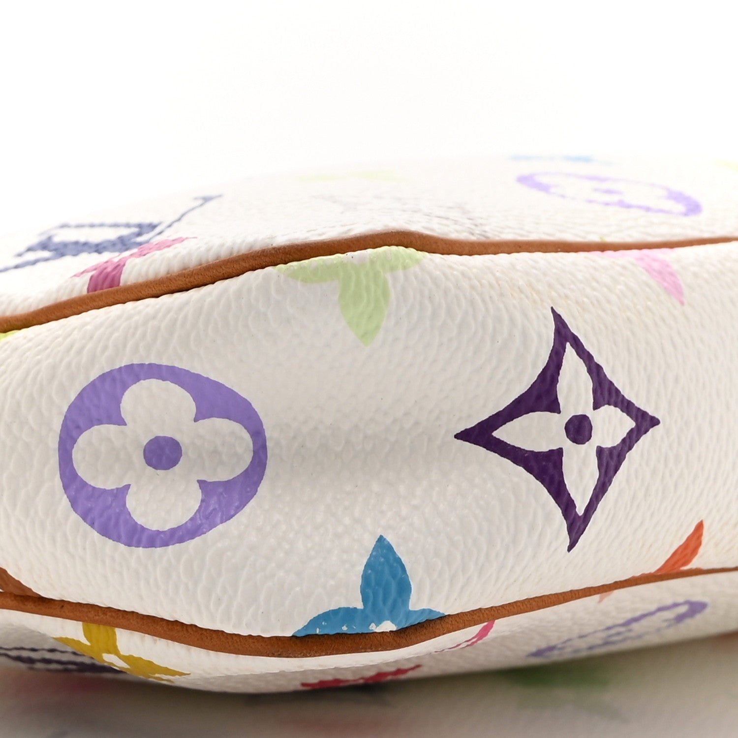 Louis Vuitton Monogram Multicolor Pochette Accessories White
