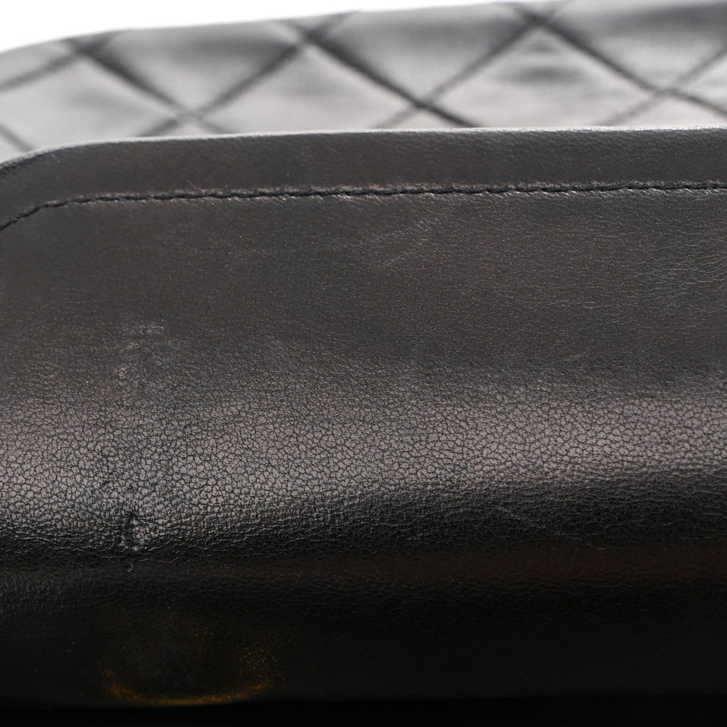 Chanel Lambskin Quilted Small Double Flap Black