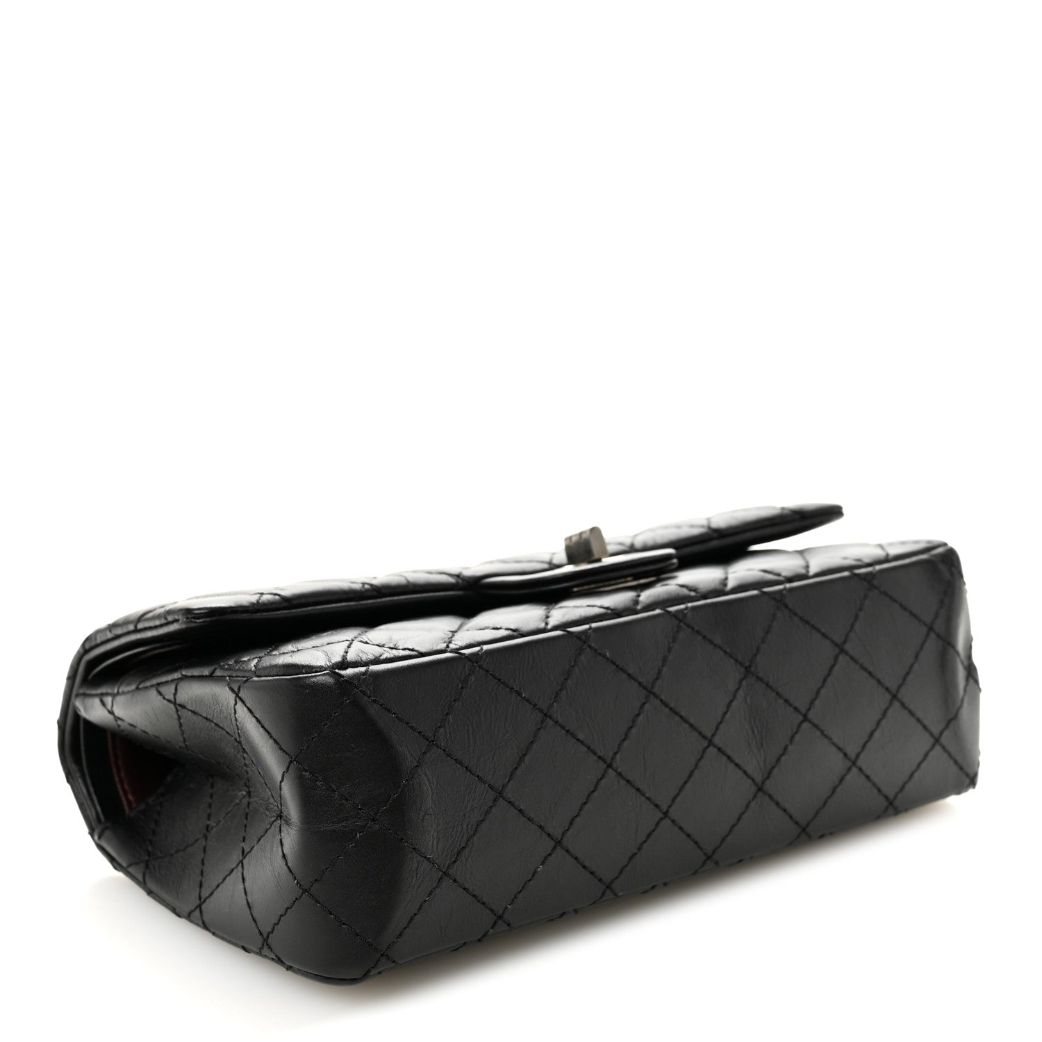 Chanel Aged Calfskin Quilted 2.55 Reissue 225 Flap Black