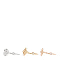 Louis Vuitton 18K Yellow Pink White Gold Diamond Idylle Blossom Ring 3 Set 49 4.75