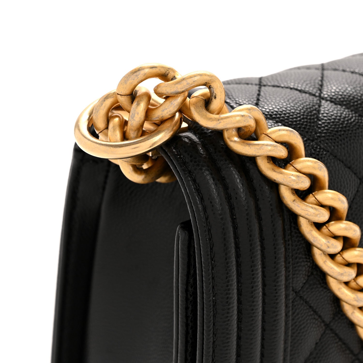 Chanel Caviar Quilted New Medium Boy Flap Black
