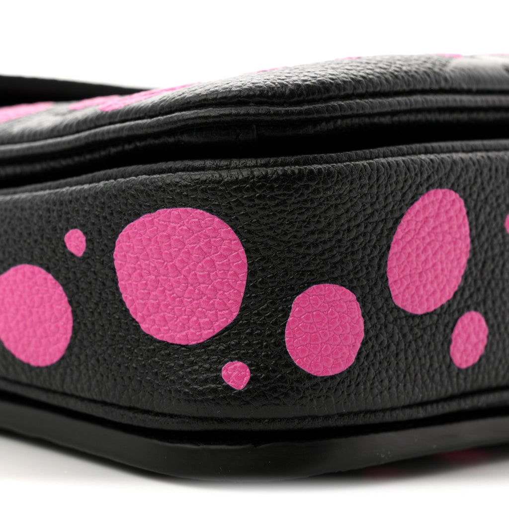 Louis Vuitton LV x YK Empreinte Monogram Giant Pochette Metis Black Fuchsia