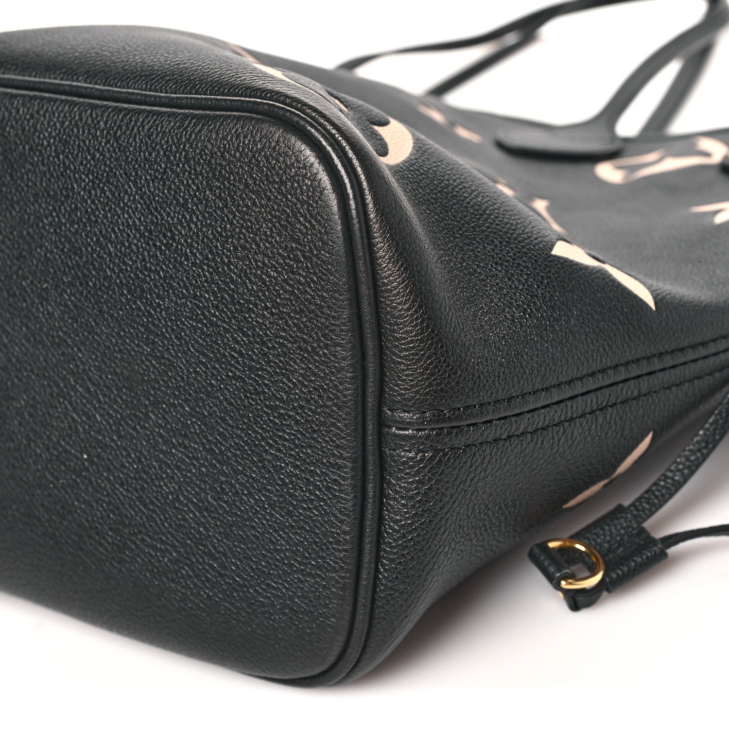 Louis Vuitton Empreinte Monogram Giant Neverfull MM Black Beige