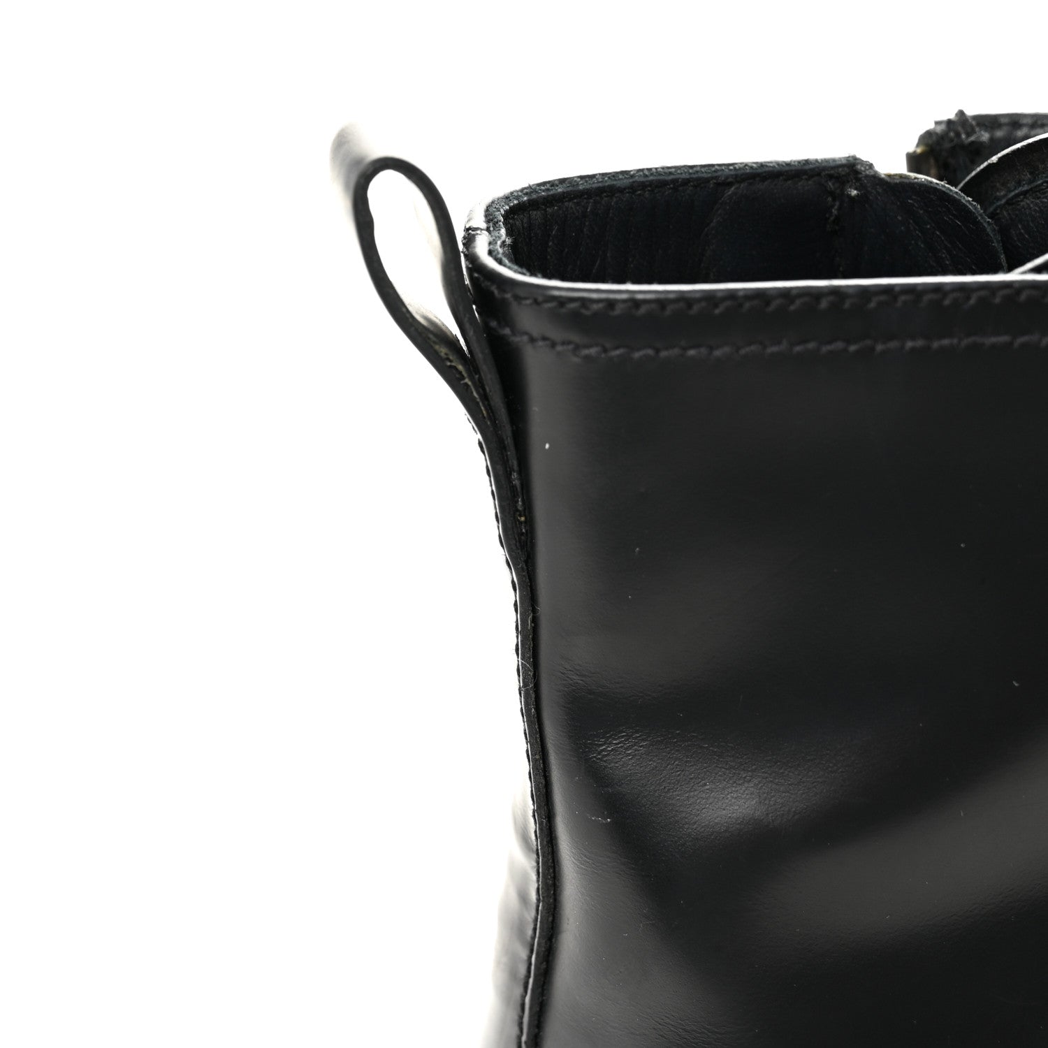 Prada Spazzolato Chocolate 50mm Combat Boots 36.5 Black