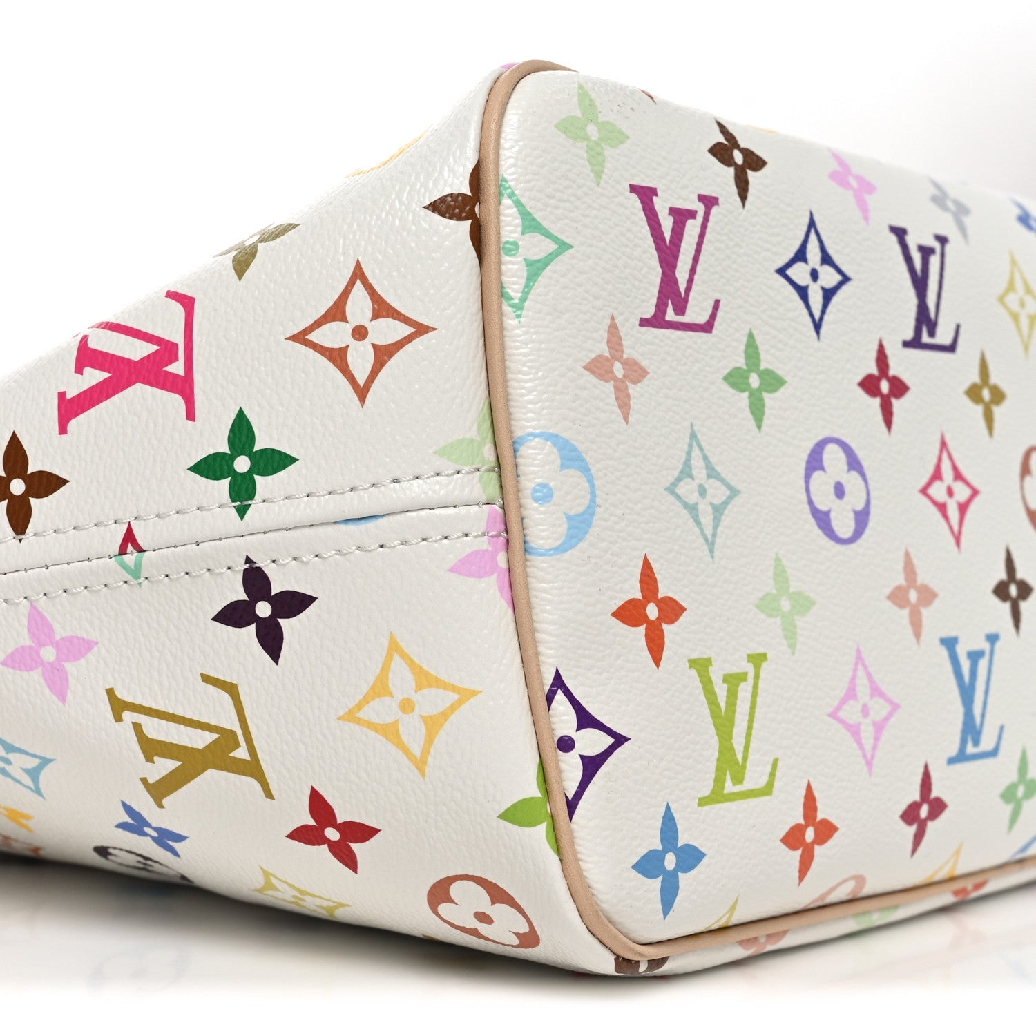 Louis Vuitton LV X TM Monogram Multicolor Neverfull MM White
