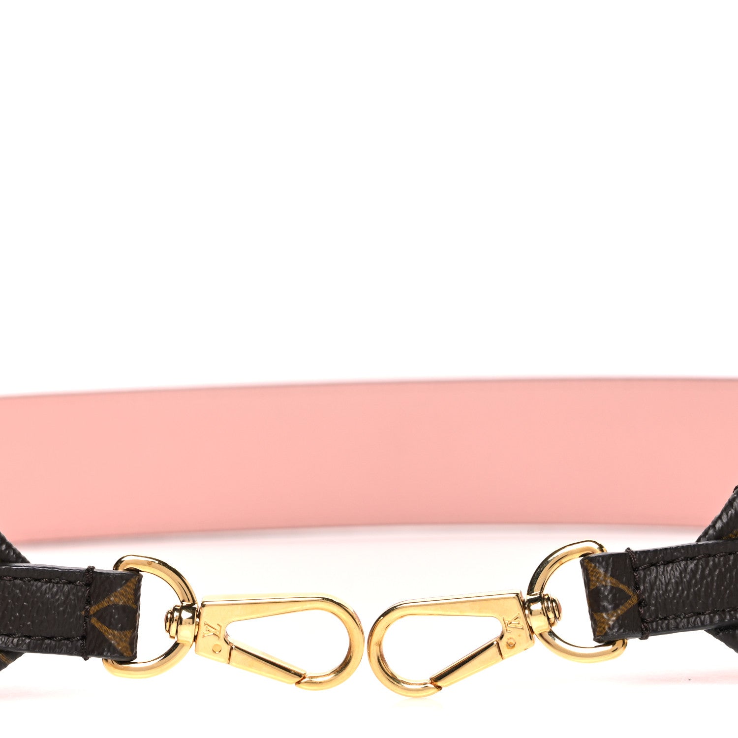 Louis Vuitton Monogram Bandouliere Shoulder Strap Rose Poudre