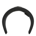 Prada Re-Nylon Metal Triangle Logo Headband Black