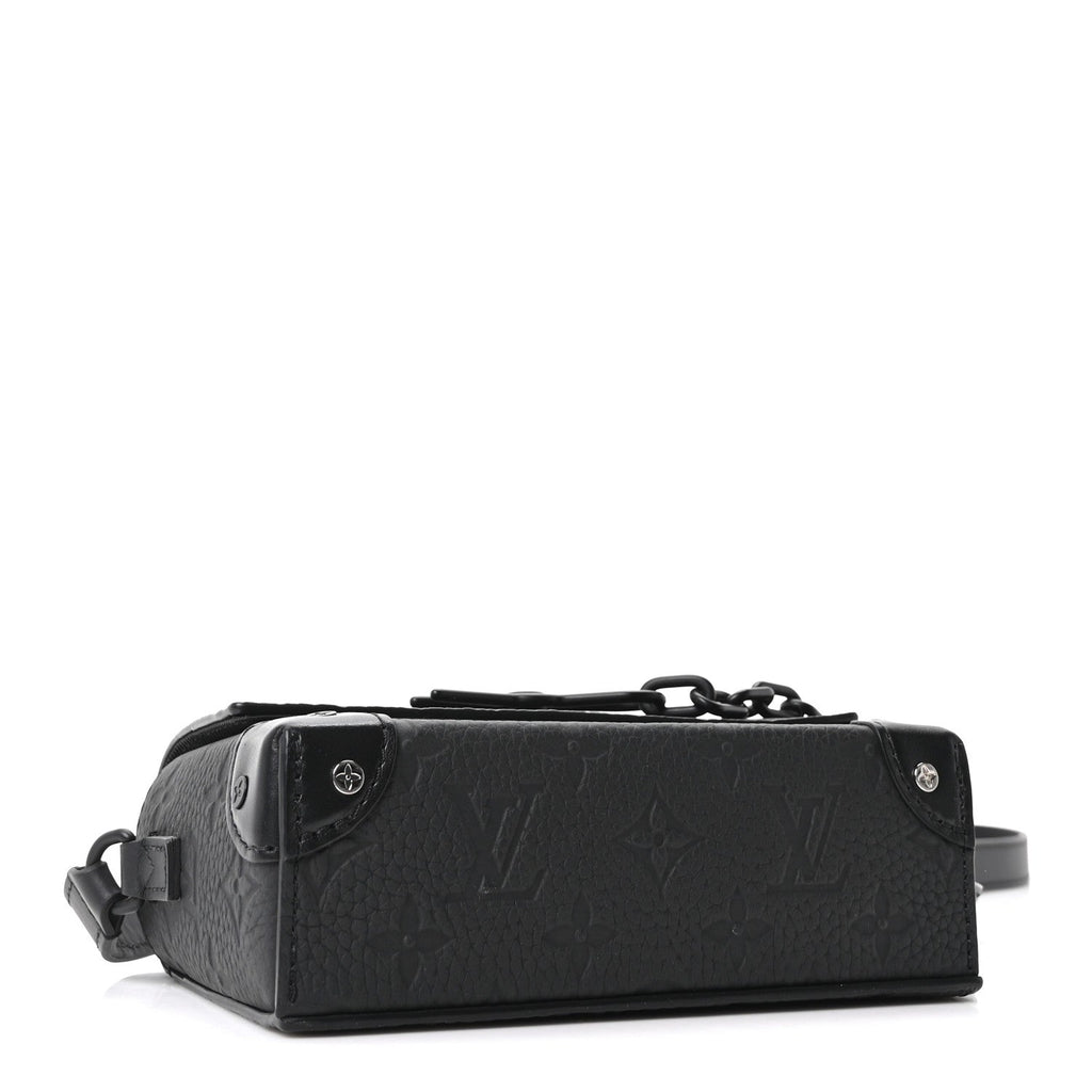 Louis Vuitton Taurillon Monogram Steamer Wearable Wallet Black