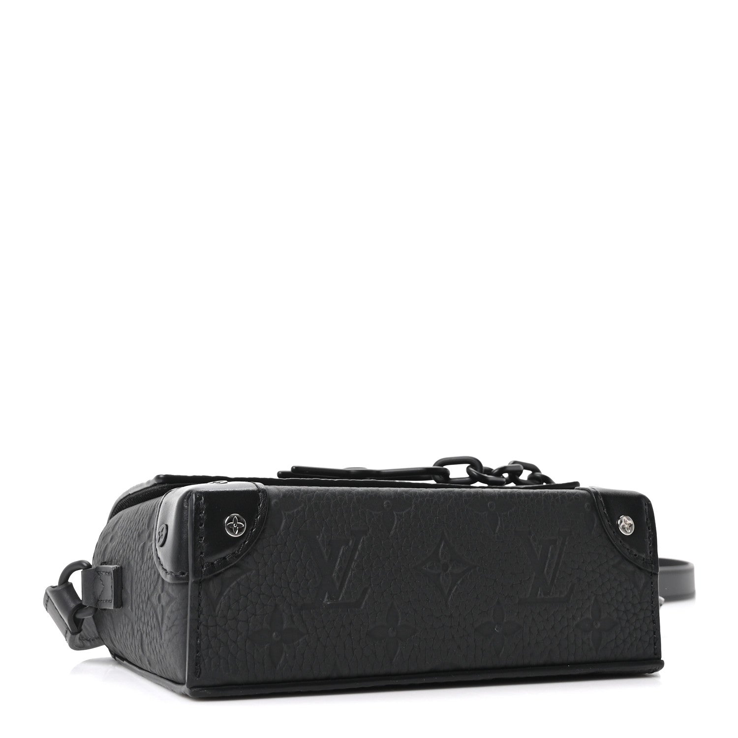 Louis Vuitton Taurillon Monogram Steamer Wearable Wallet Black